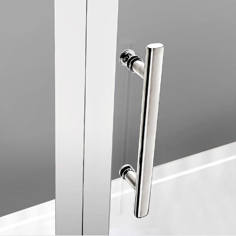 Aica 197 cm Box Doccia Angolare Porta Battente Vetro 6 mm Temperato Anticalcare Telaio e Barra Stabilizzatrice Cromato Lucido varie dimensioni - Image 5