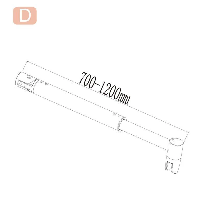 Aica Parete Per Doccia Walk In Alta 185 cm Con Barra Stabilizzatrice Vetro 6mm Temperato Trasparente Anticalcare - Image 13