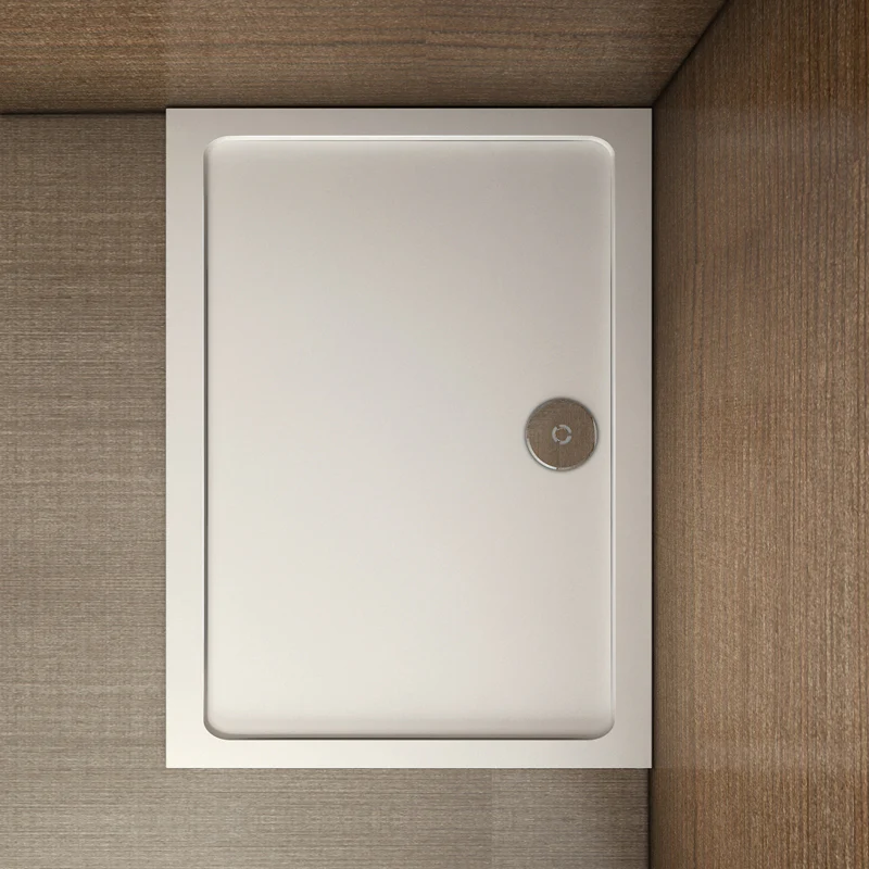 Aica Box Doccia 200 cm Walk In Vetro Satinato Al Centro Temperato Anticalcare Con Barra Stabilizzatrice Regolabile 70-120cm Piatto Doccia Incluso - Image 7