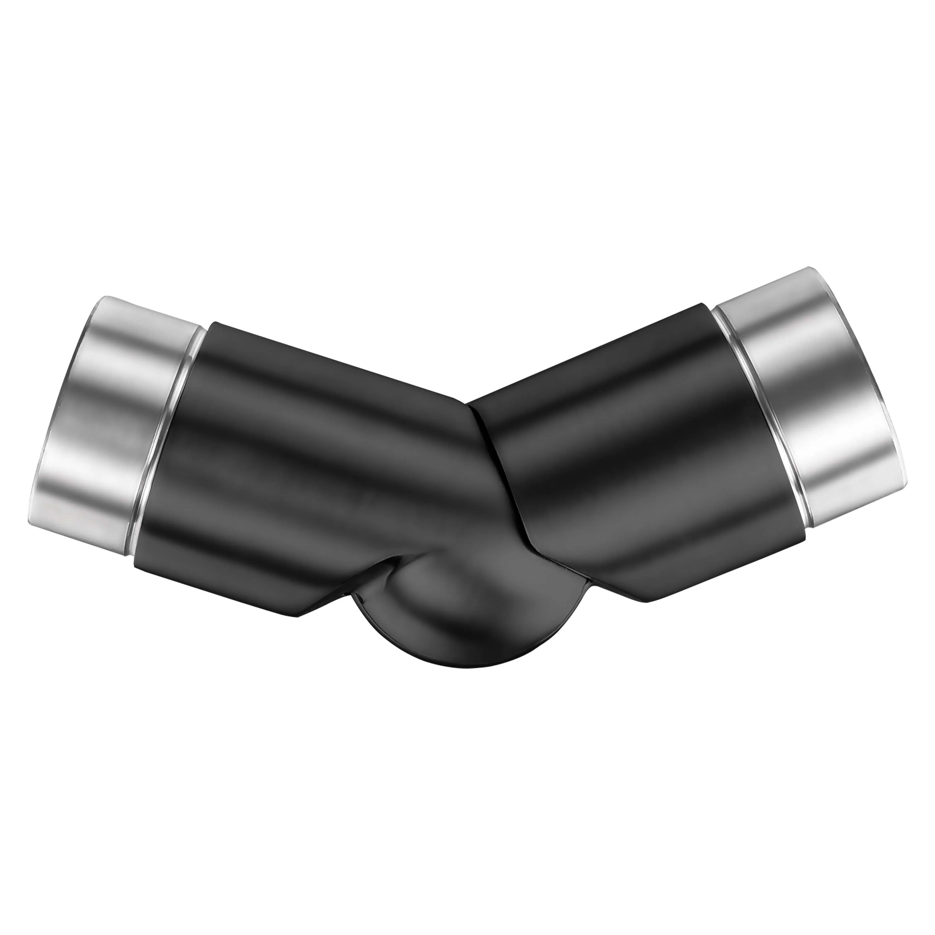 Connettore regolabile /Connettore dritto in acciaio inox 304 per corrimano Ø42.2/42.4mm parete - Image 26