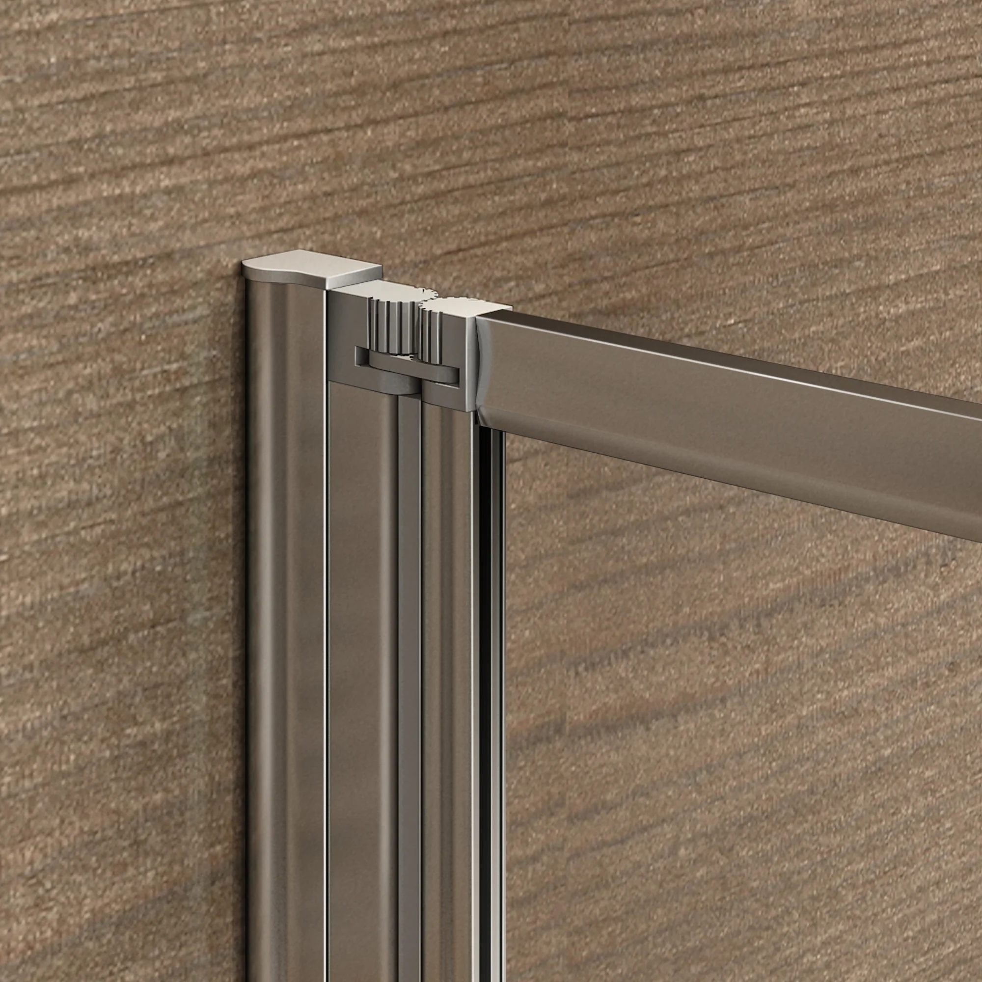 Aica Sopravasca Parete Per Vasca Da Bagno 5 Antine Pieghevoli a Libro Vetro 4 mm Temperato Trasparente Telai Cromati Lucidi 120x140 cm - Image 6