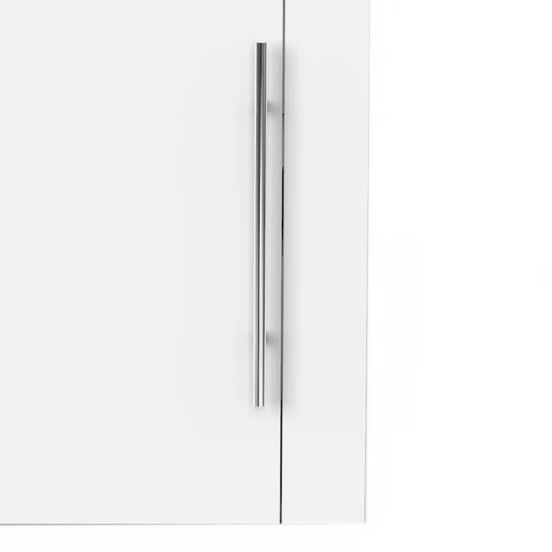 Aica Mobile Bagno Monoblocco Sospeso 44×23×60 cm per Piccoli Spazi con Maniglia e Lavabo in Alluminio - Image 22
