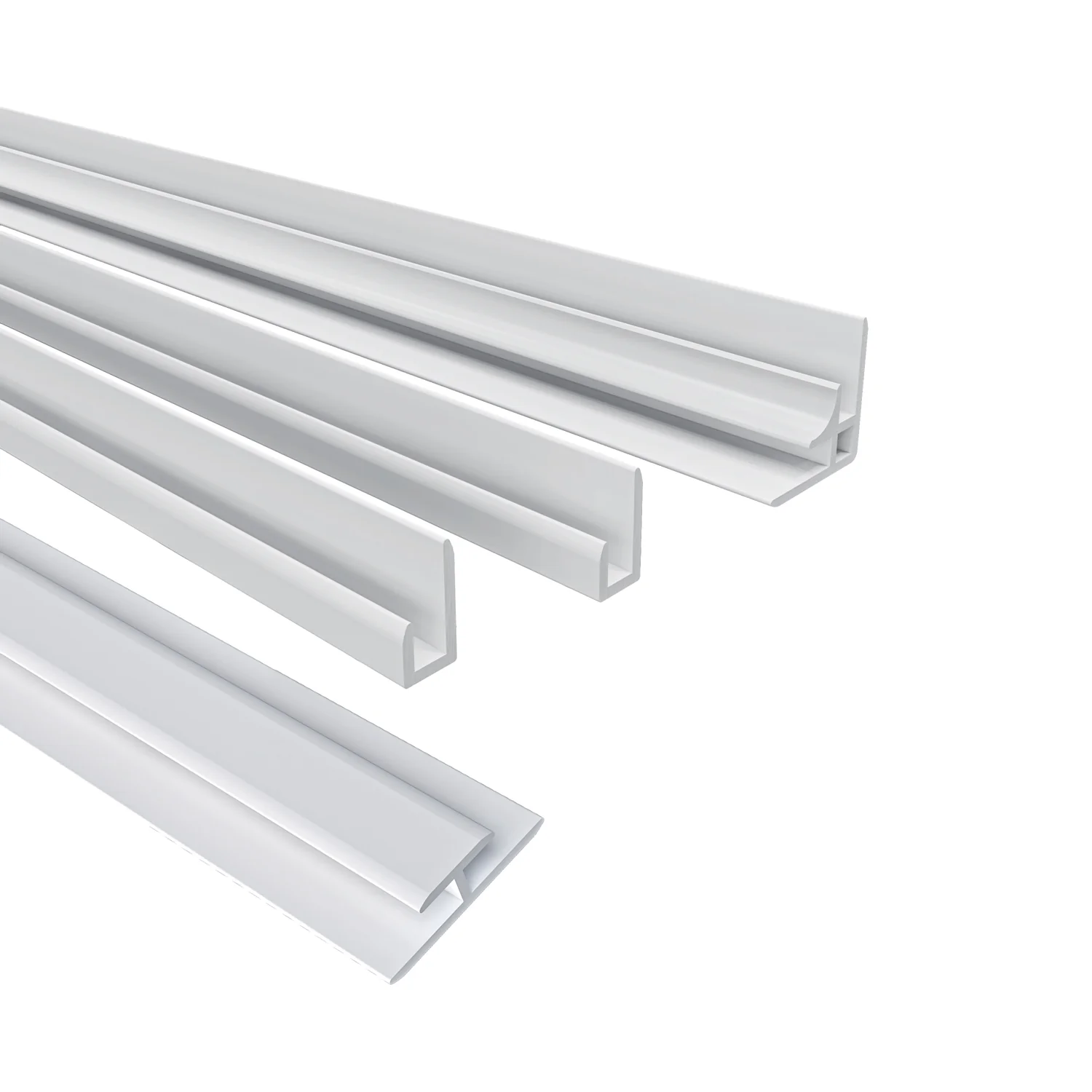 Pannello doccia angolare H.210 cm, disponibile in più misure, realizzato in alluminio da 3 mm con finitura bianco avorio, adatto per l'arredo delle pareti del bagno - Image 5